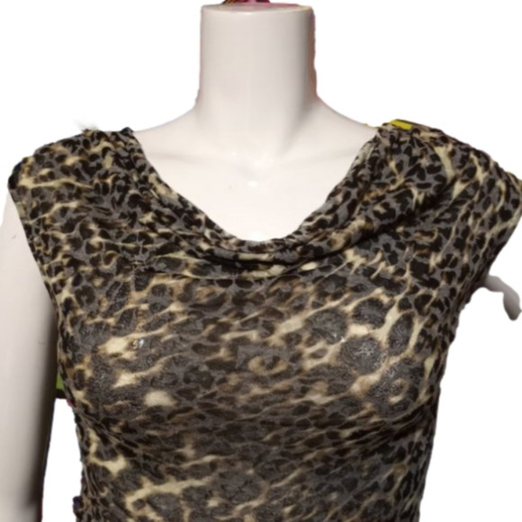 Express Cheatah Print dress Top - Picture 2 of 6